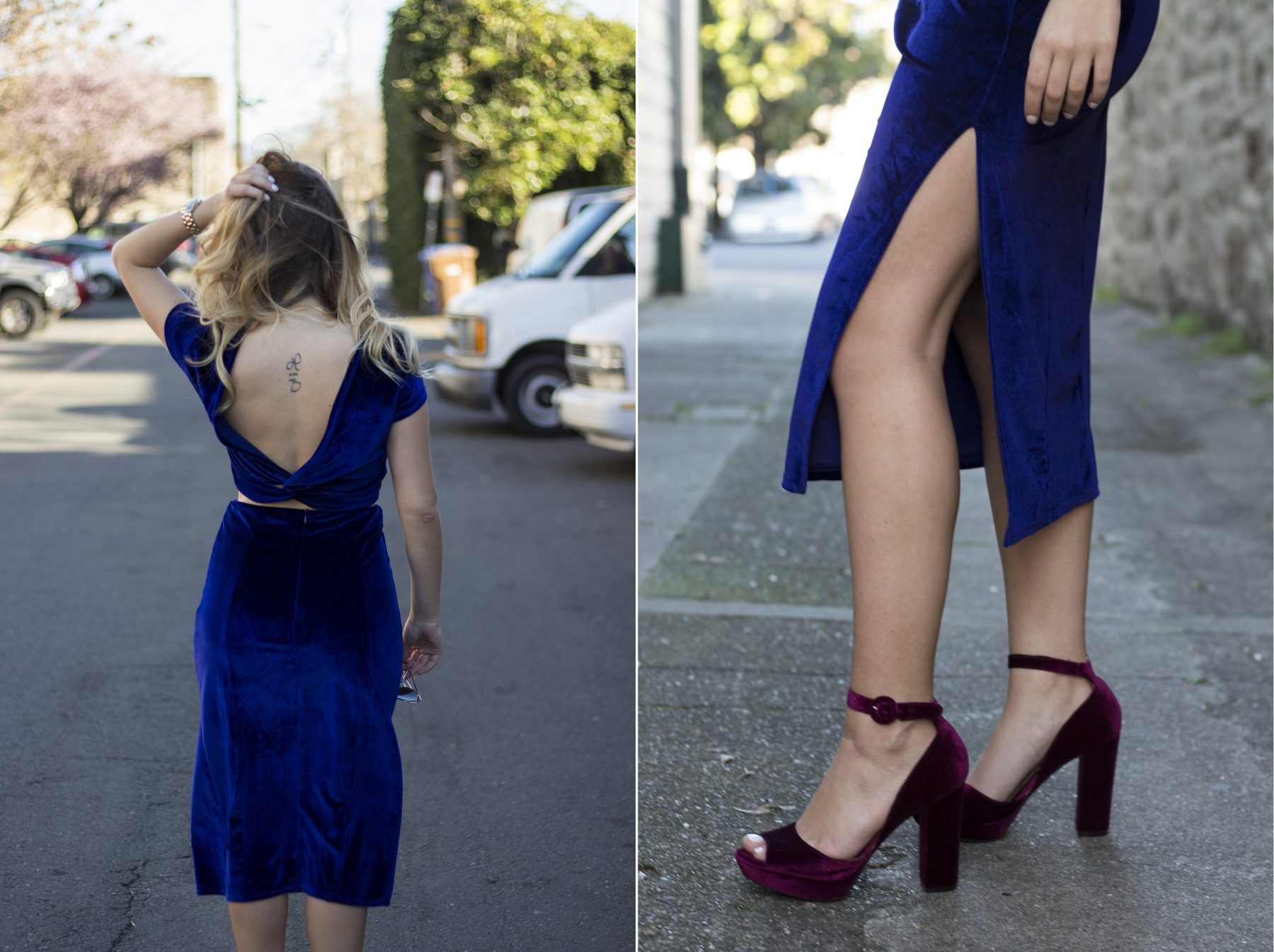 How to wear velvet and not look cheap with Shein